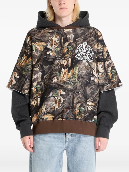  A Bathing Ape® Sudadera Tree Edge Camo Con Capucha - Marrón 