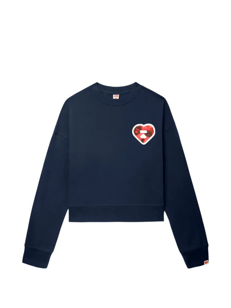  A Bathing Ape® Top Con Aplique De Corazón - Azul 