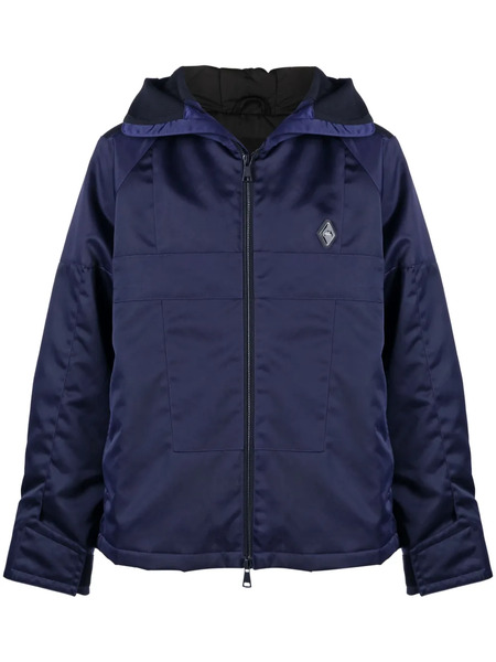  A-cold-wall* Chaqueta Overdye Con Capucha - Azul 