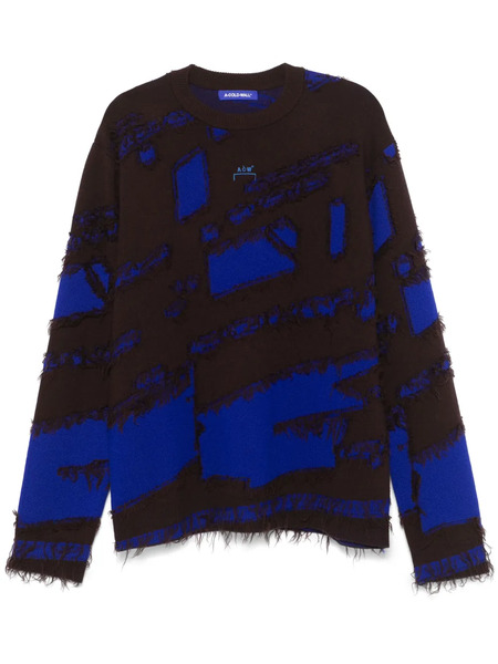  A-cold-wall* Jersey Con Cuello Redondo - Azul 