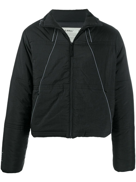  A-cold-wall* Piped-trim Padded Jacket - Negro 