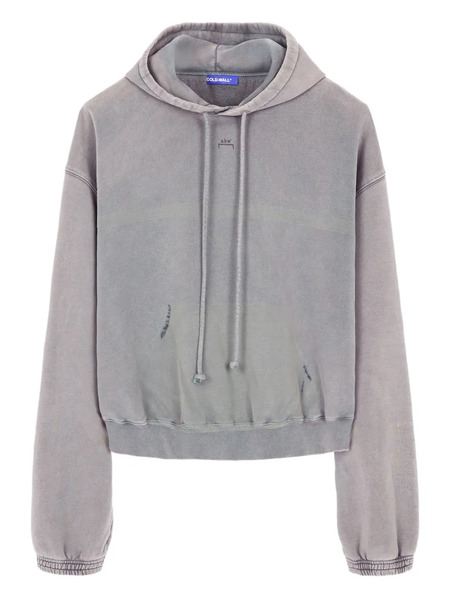  A-cold-wall* Sudadera De Algodón Con Efecto Envejecido - Gris 