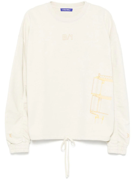  A-cold-wall* Sudadera Shroud - Neutro 