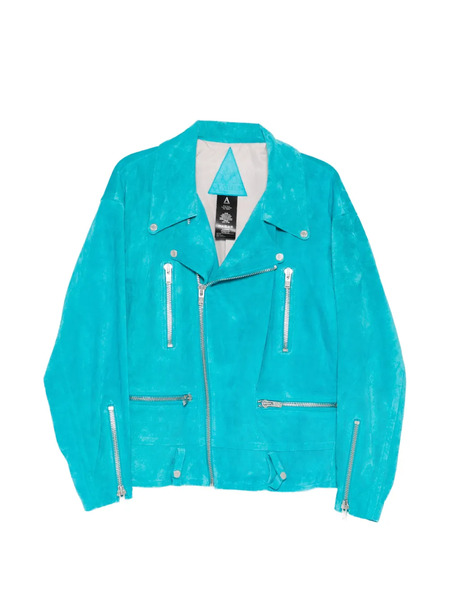  A Leather Chaqueta De Cuero - Azul 