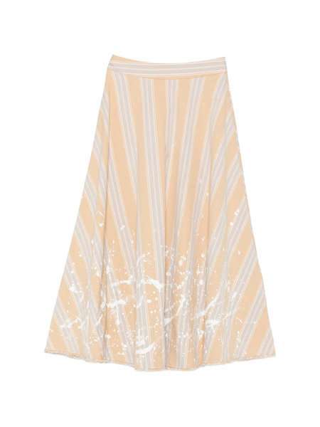  A Tentative Atelier Falda A Rayas - Neutro 