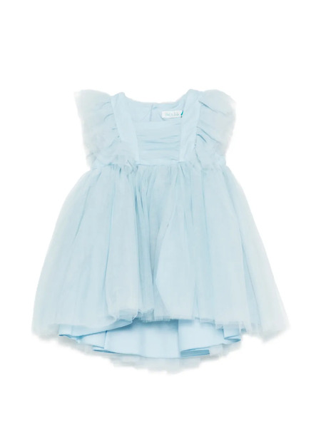  Abel & Lula Vestido Con Volantes - Azul 