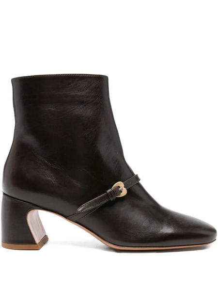  A.bocca Botas Biker Con Tira Con Hebilla - Marrón 