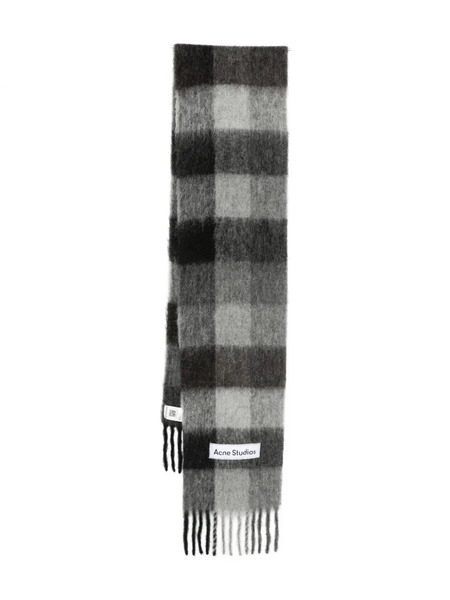 Acne Studios Bufanda A Cuadros - Gris 