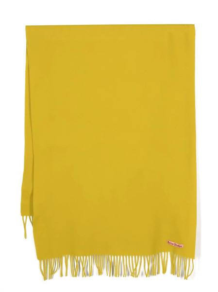  Acne Studios Bufanda Con Flecos - Amarillo 
