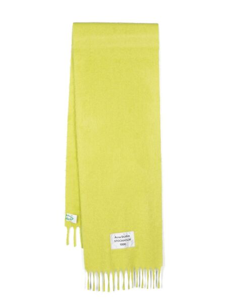  Acne Studios Bufanda Con Flecos - Verde 