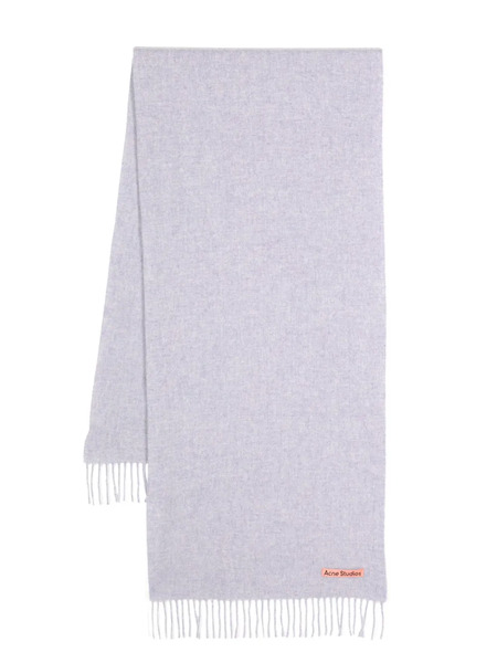 Acne Studios Bufanda Con Logo - Morado 