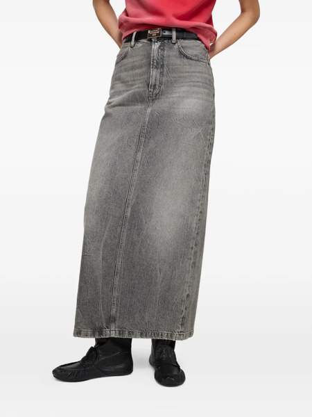  Acne Studios Falda Midi A Paneles - Gris 