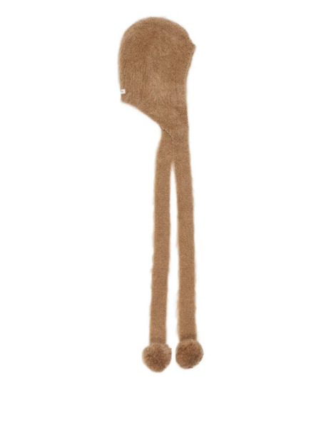  Acne Studios Gorro Con Pompón - Marrón 