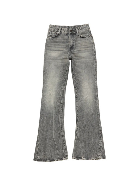  Acne Studios Vaqueros Acampanados 2025f - Negro 