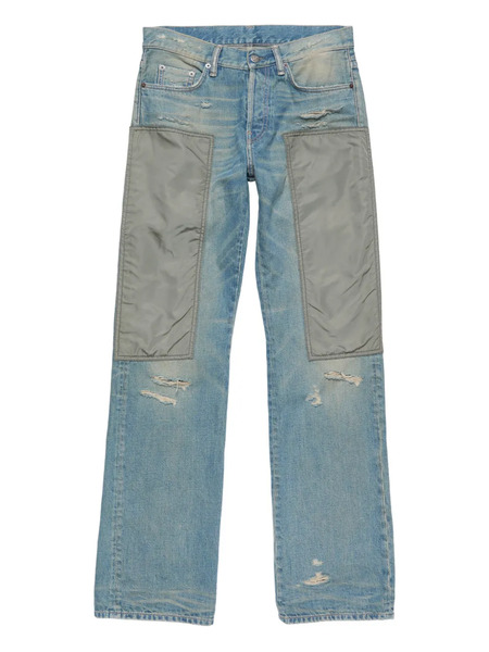 Acne Studios Vaqueros Con Paneles En Contraste - Azul 