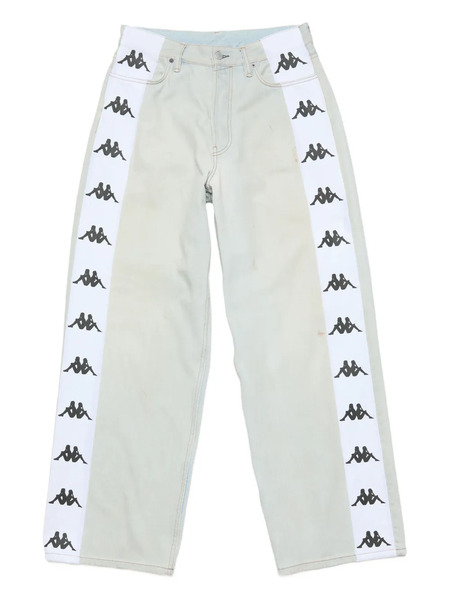  Acne Studios Vaqueros Rectos De Acne Studios X Kappa - Azul 
