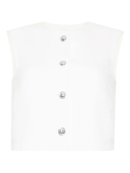  Adam Lippes Chaleco Remo - Blanco 