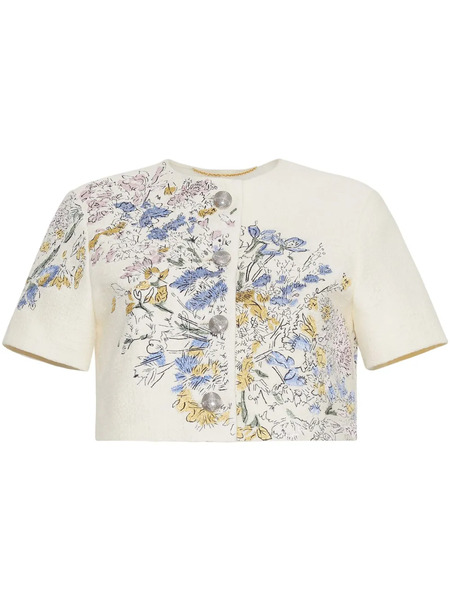 Adam Lippes Chaqueta Bordada - Neutro 