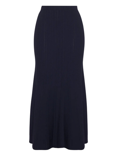  Adam Lippes Falda Midi Lyra - Azul 