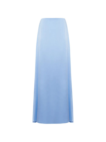  Adam Lippes Falda Nova De Seda - Azul 