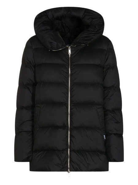  Add Abrigo Con Cremallera Y Capucha - Negro 