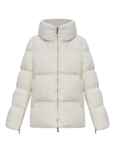  Add Plumífero Con Cuello Alzado - Blanco 