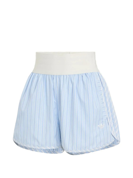 Adidas Bermudas Con Tres Rayas - Blanco 