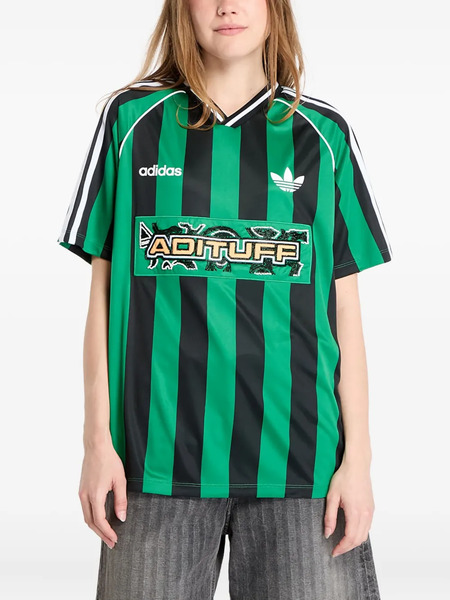 Adidas Jersey A Rayas - Verde 