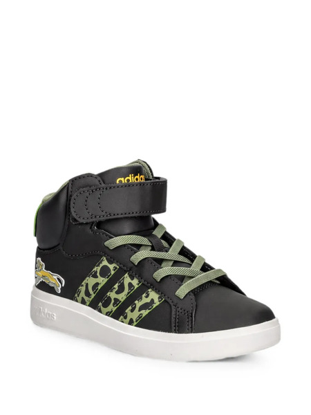  Adidas Kids Zapatillas Altas Con Motivo Animal - Negro 