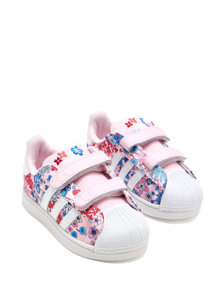  Adidas Kids Zapatillas Superstar Con Motivo Floral - Rosa 