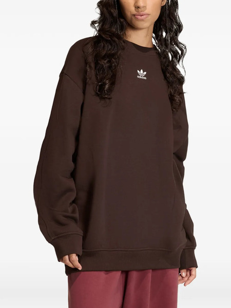  Adidas Sudadera Essentials Fleece Oversize - Marrón 