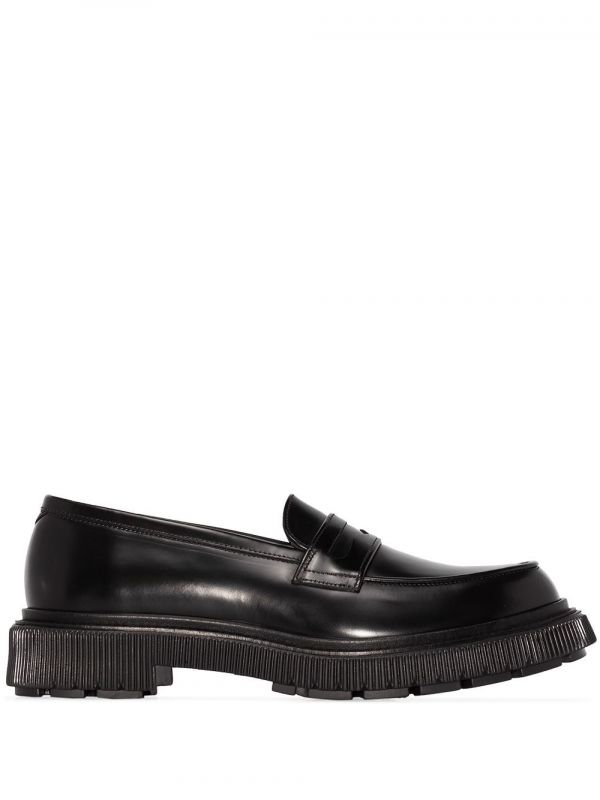  Adieu Paris Mocasines Penny - Negro 