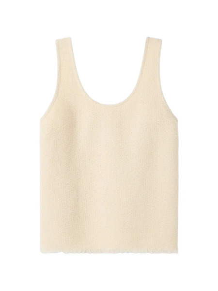  A.emery Top Sloane Deshilachado - Neutro 