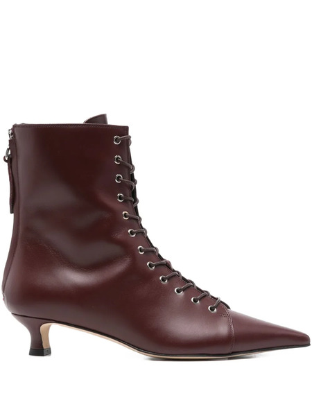  Aeyde Botas Con Tacón De 40 Mm - Rojo 