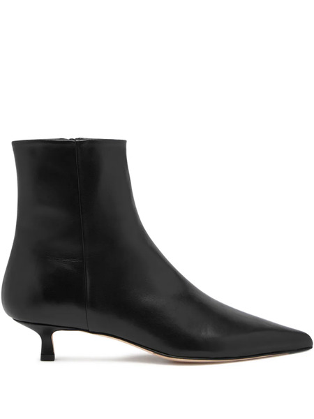  Aeyde Botines Harriet Con Extremo En Punta - Negro 