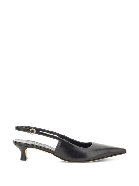 Aeyde Mules Con Tira Trasera - Negro 