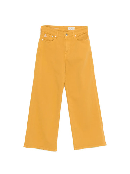  Ag Jeans Vaqueros Capri Anchos - Amarillo 