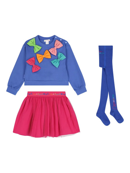  Agatha Ruiz De La Prada Conjunto Con Falda - Azul 