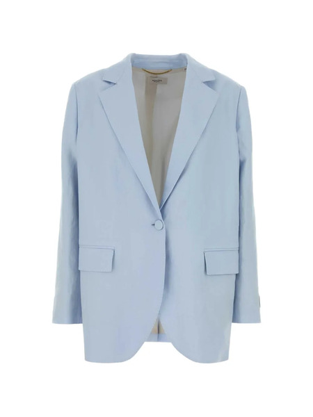  Agnona Blazer Con Botones - Azul 