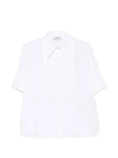  Agnona Camisa Con Flecos - Blanco 