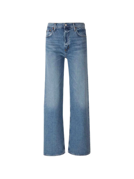  Agolde Pantalones Rectos Holgados - Azul 