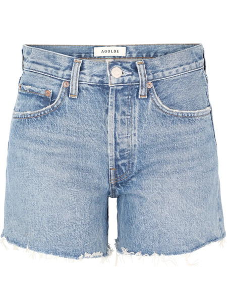  Agolde Pantalones Vaqueros Cortos Parker - Azul 