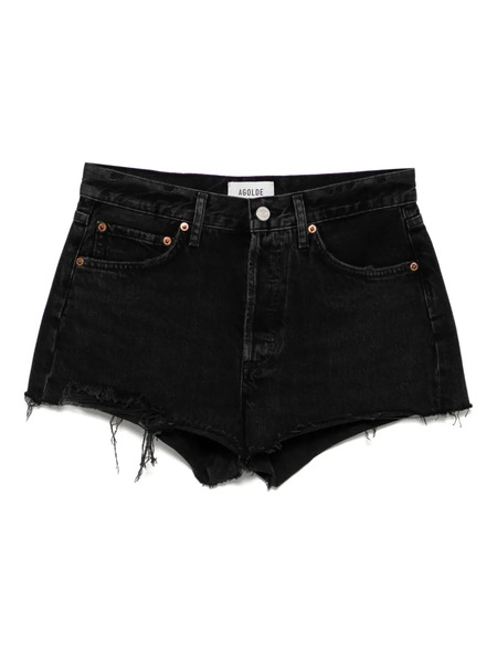  Agolde Shorts Parker - Negro 