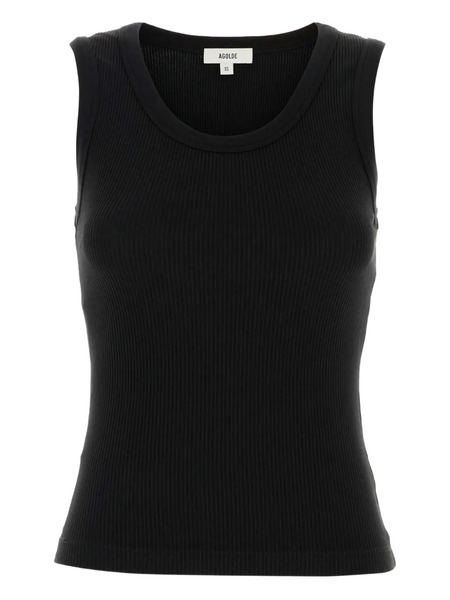  Agolde Top De Canalé - Negro 