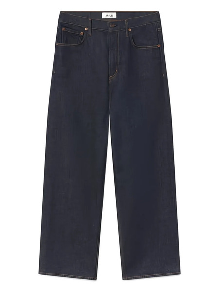  Agolde Vaqueros Anchos De Talle Alto - Azul 