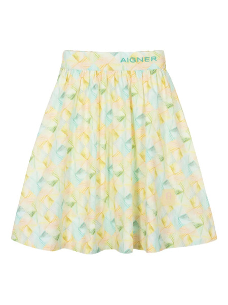  Aigner Kids Falda Acampanada - Azul 