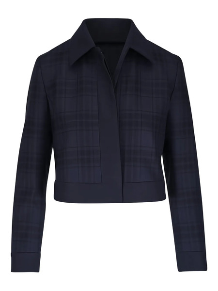  Akris Chaqueta Lewitt A Cuadros - Azul 