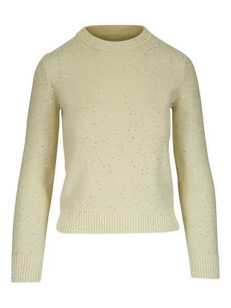  Akris Jersey Con Cuello Redondo - Amarillo 