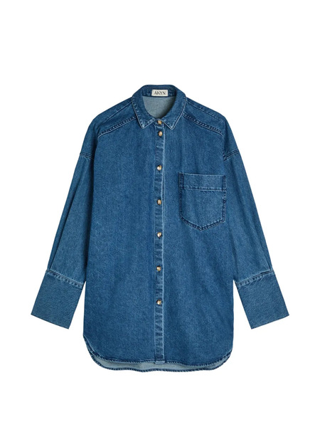  Akyn Camisa Fenella Con Bolsillo - Azul 