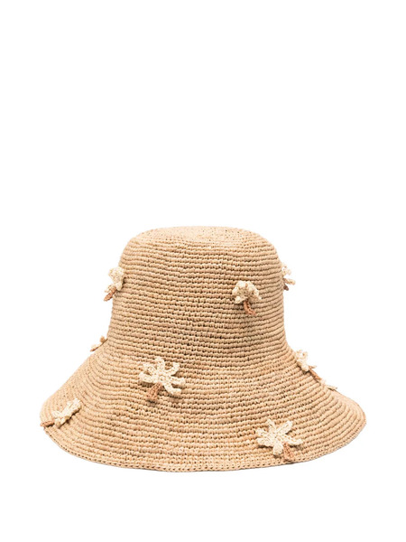  Alanui Gorro Con Aplique De Palmera - Neutro 
